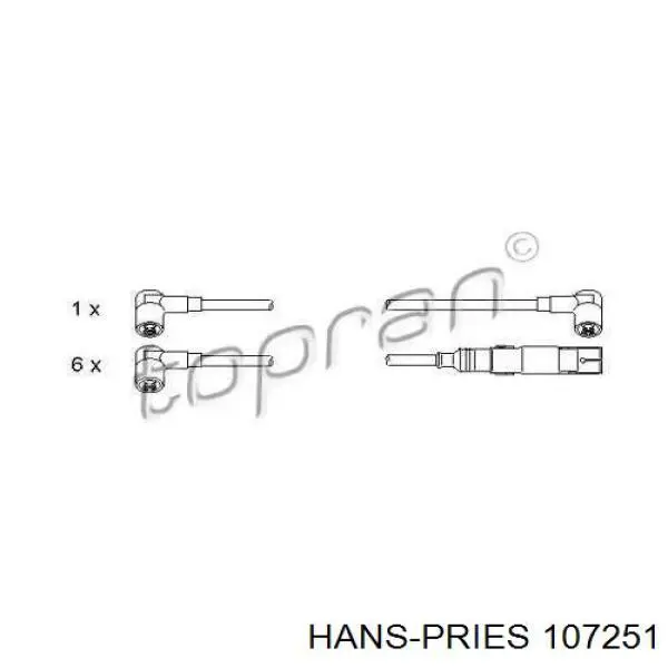 107251 Hans Pries (Topran) высоковольтные провода