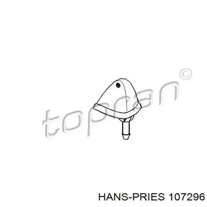 Омыватель стекла двери задка Hans Pries (Topran) 107296