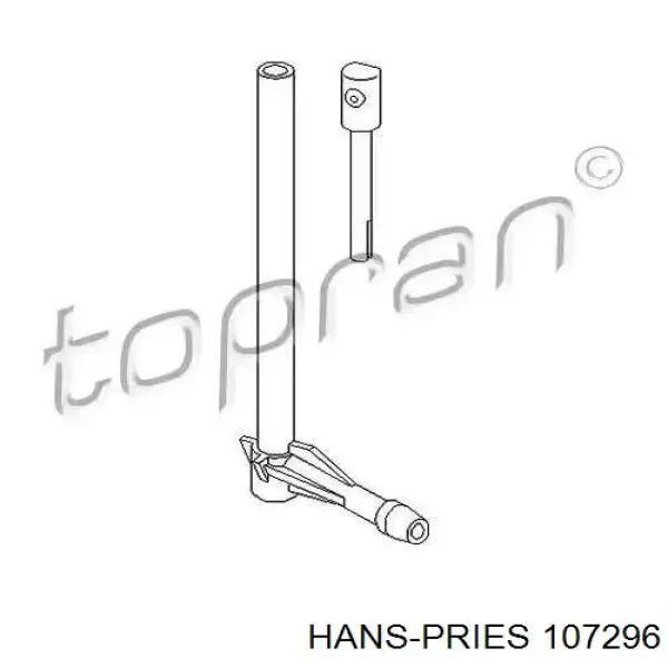 107296 Hans Pries (Topran) форсунка омывателя заднего стекла