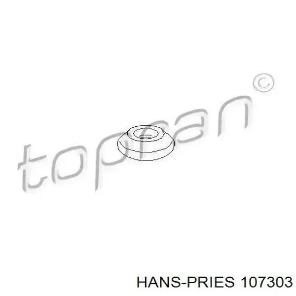 107303 Hans Pries (Topran) втулка стойки переднего стабилизатора