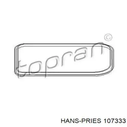 Прокладка поддона АКПП/МКПП 107333 Hans Pries (Topran)