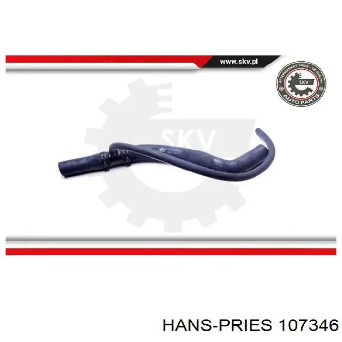 Шланг радиатора охлаждения Hans Pries (Topran) 107346 цена, от 14.64 USD