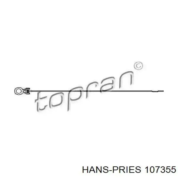107355 Hans Pries (Topran) sonda (indicador do nível de óleo no motor)
