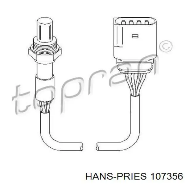 Ремкомплект насоса ГУР 107356 Hans Pries (Topran)