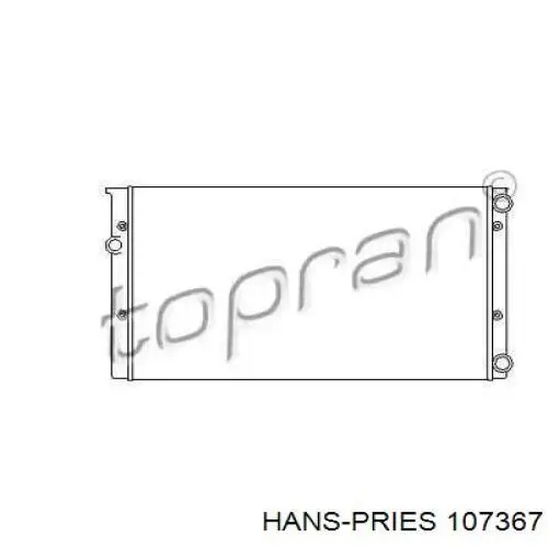 Радиатор 107367 Hans Pries (Topran)