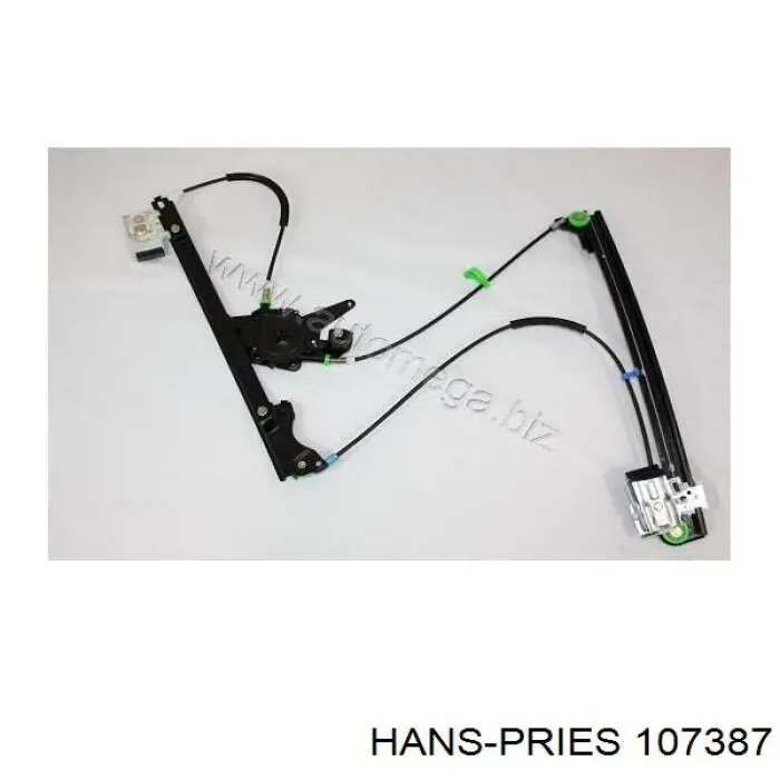 107387 Hans Pries (Topran) механизм стеклоподъемника двери передней левой
