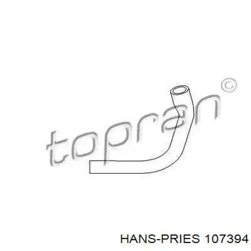 Патрубок вентиляции картера, маслоотделителя Hans Pries (Topran) 107394 цена, от 1.69 USD