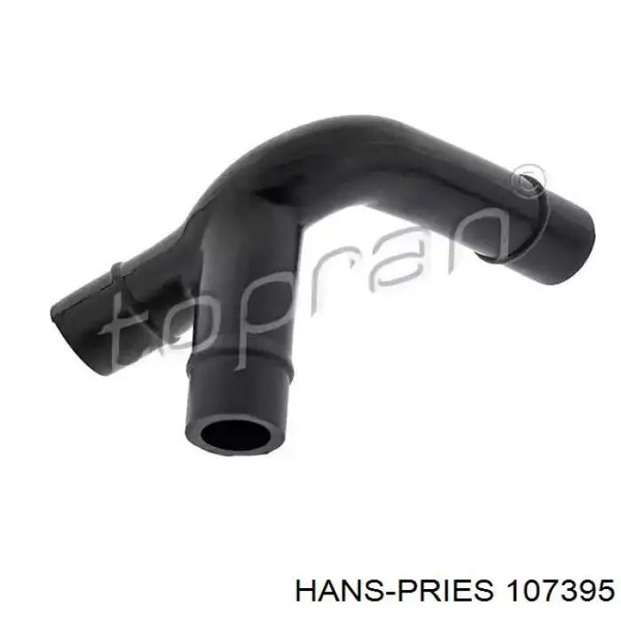 107395 Hans Pries (Topran) cano derivado de ventilação de cárter (de separador de óleo)