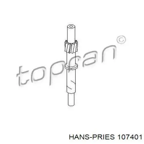 107401 Hans Pries (Topran) roda dentada propulsada de velocímetro