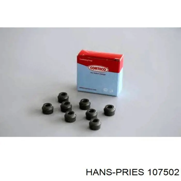 107502 Hans Pries (Topran) сальник клапана (маслосъемный, впуск/выпуск)