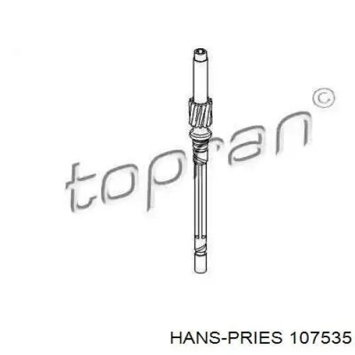 107535 Hans Pries (Topran) roda dentada propulsada de velocímetro