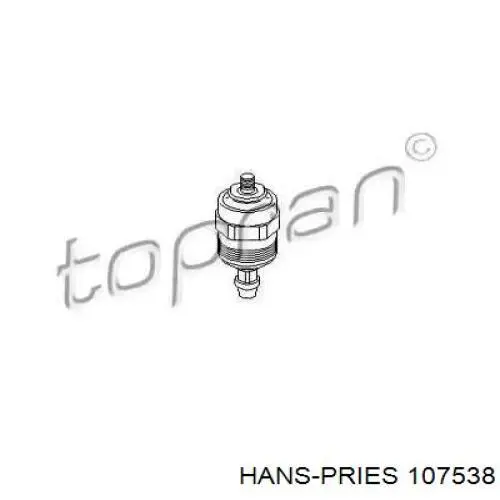 107538 Hans Pries (Topran) клапан тнвд отсечки топлива (дизель-стоп)