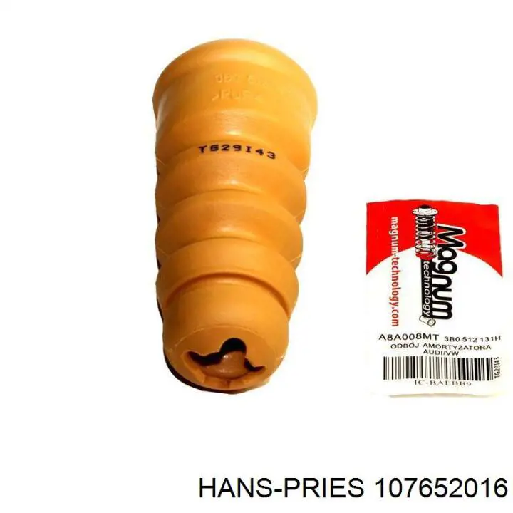 107 652 016 Hans Pries (Topran) буфер (отбойник амортизатора заднего)