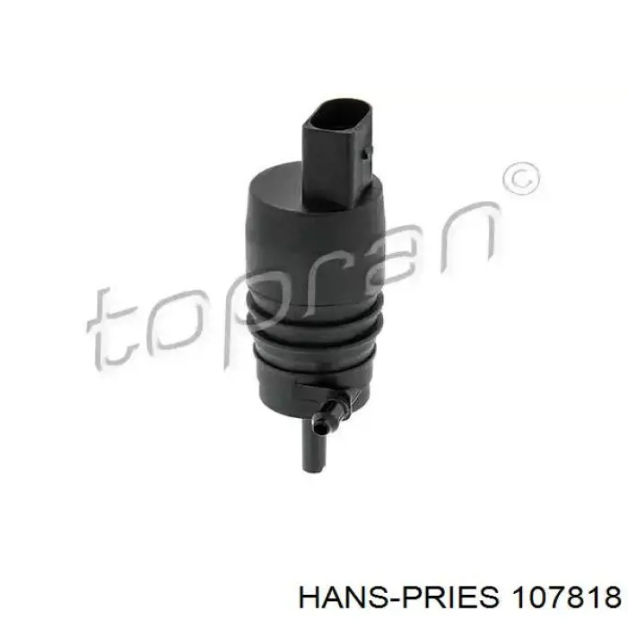 107818 Hans Pries (Topran) bomba de motor de fluido para lavador de vidro dianteiro