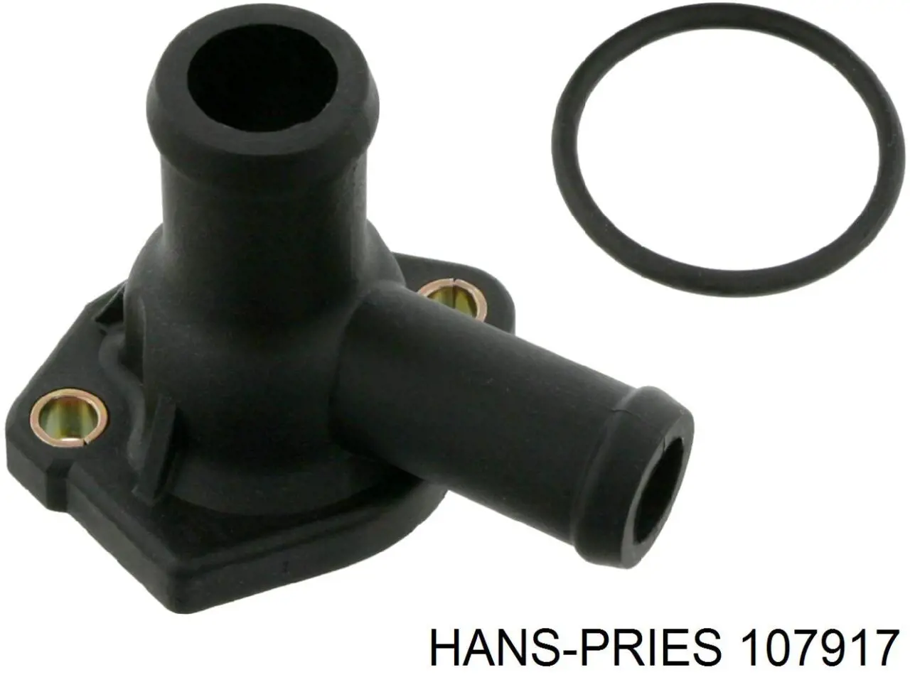 107917 Hans Pries (Topran) flange do sistema de esfriamento (união em t)