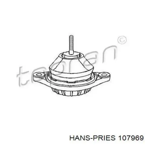 107969 Hans Pries (Topran) подушка (опора двигателя левая)