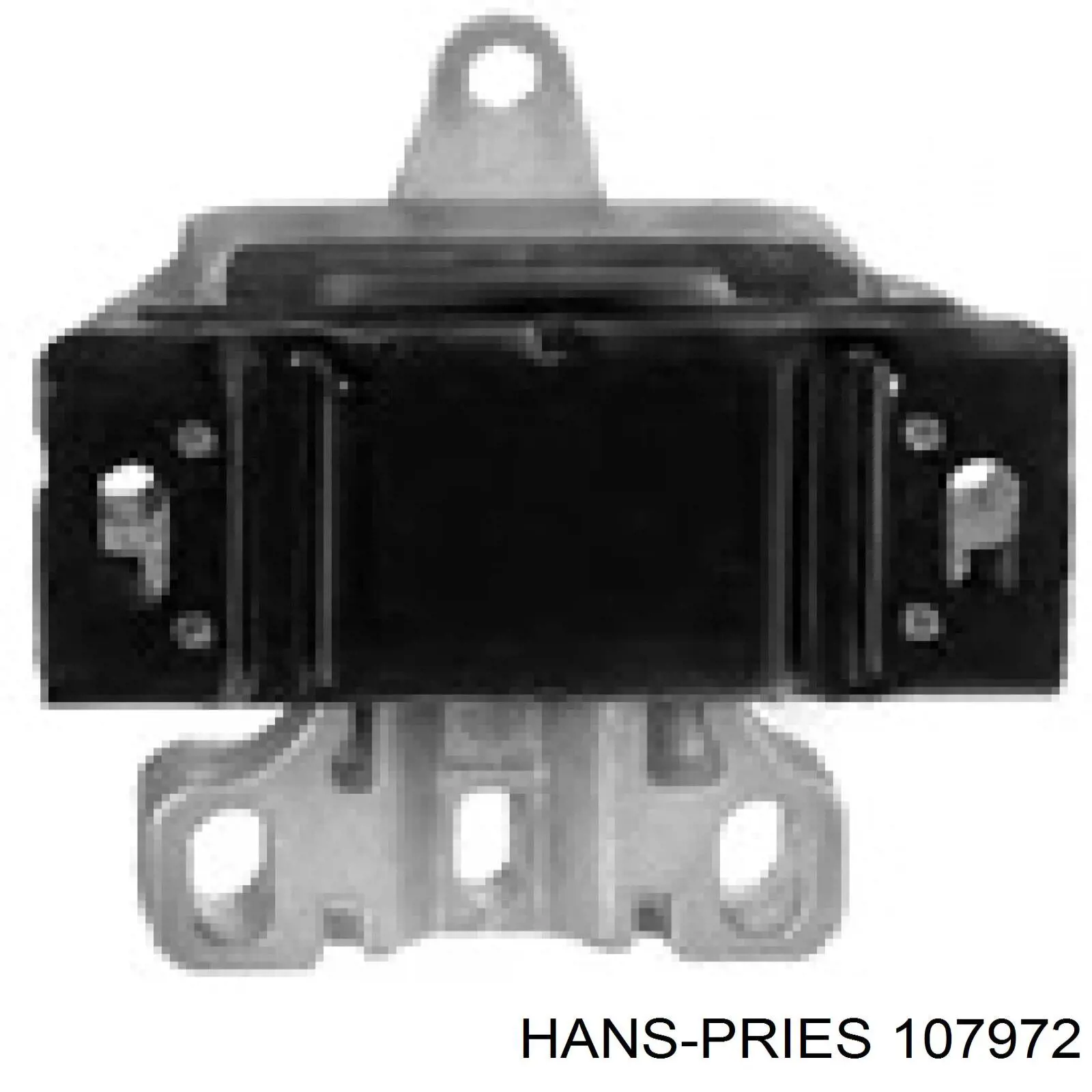 Подушка коробки передач Hans Pries (Topran) 107972 цена, от 30.33 USD