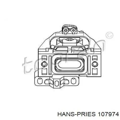 Подушка двигателя Hans Pries (Topran) 107974 цена, от 40.88 USD