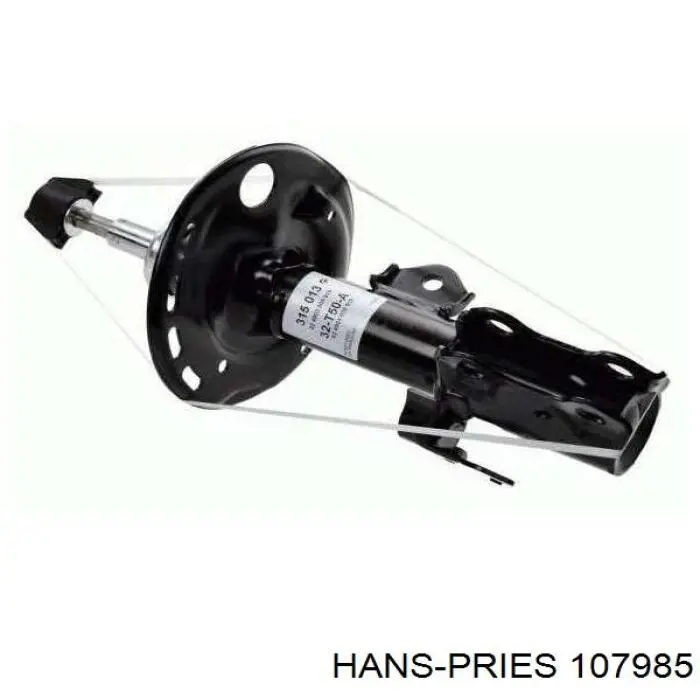 107985 Hans Pries (Topran) втулка механизма переключения передач (кулисы)