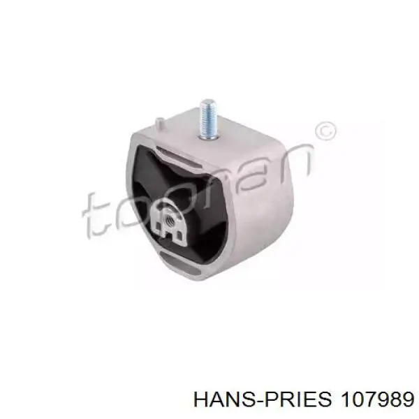 107989 Hans Pries (Topran) подушка трансмиссии (опора коробки передач левая)