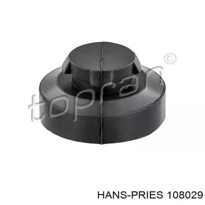 108029 Hans Pries (Topran) кронштейн (подушка крепления радиатора нижний)