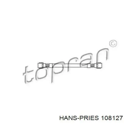 108127 Hans Pries (Topran) шланг тормозной задний