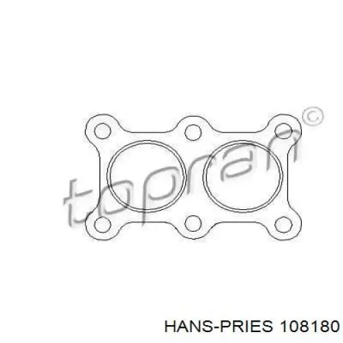 Junta De Tubo De Escape Silenciador 108180 Hans Pries (Topran)