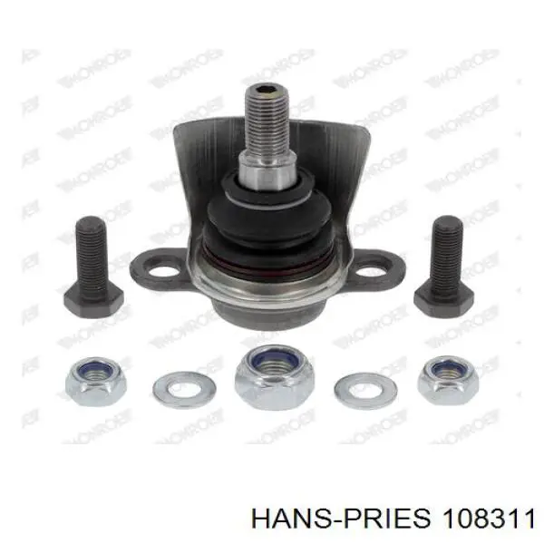 108311 Hans Pries (Topran) Шланг радиатора печки