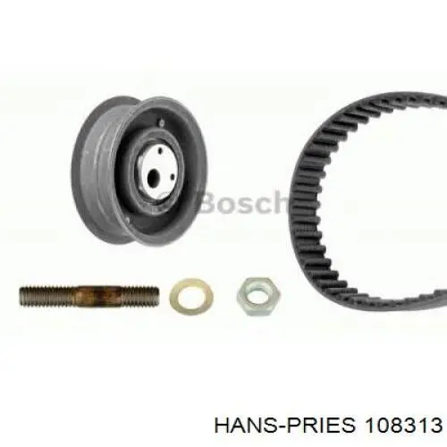Шланг отопителя обратка 108313 Hans Pries (Topran)