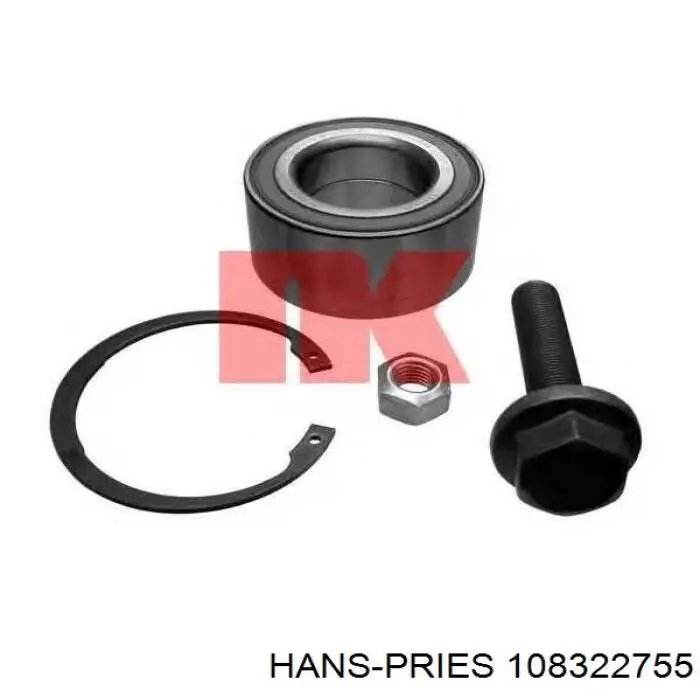 Комплект подшипника ступицы колеса Hans Pries (Topran) 108322755 цена, от 20.43 USD