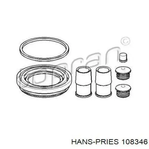 Ремкомплект переднего суппорта 108346 Hans Pries (Topran)