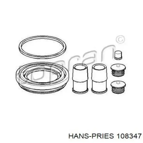 Ремкомплект переднего суппорта 108347 Hans Pries (Topran)