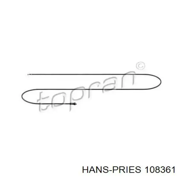 Трос открывания капота Hans Pries (Topran) 108361 цена, от 9.80 USD