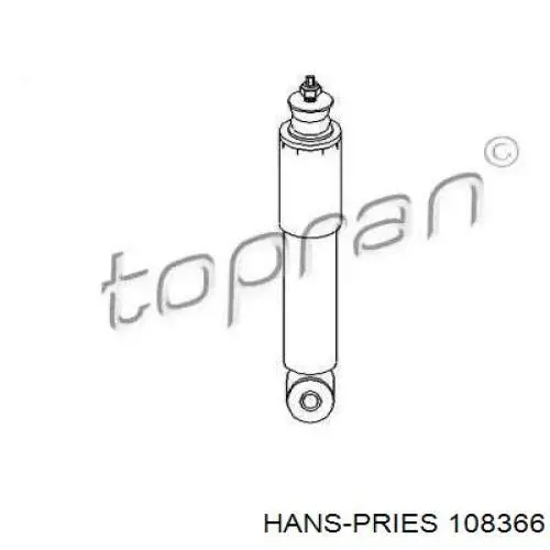 Амортизатор передний 108366 Hans Pries (Topran)