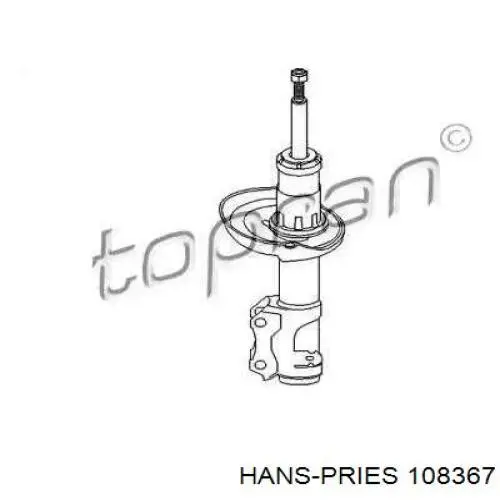 Амортизатор передний 108367 Hans Pries (Topran)