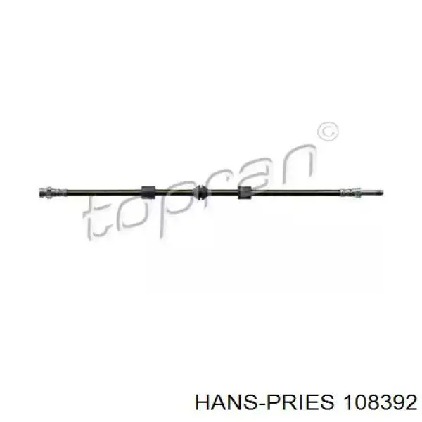 108392 Hans Pries (Topran) шланг тормозной передний