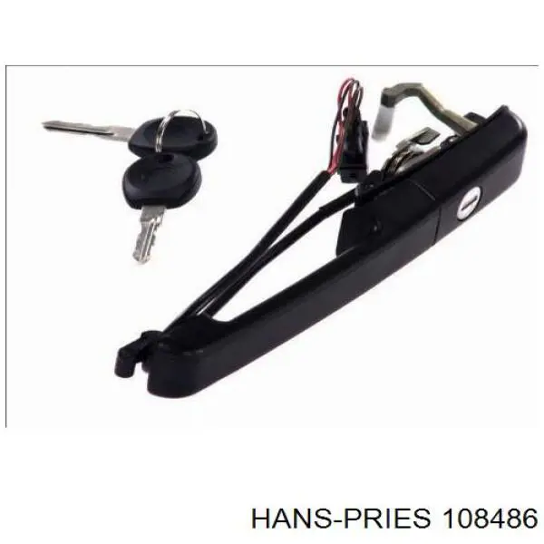 108486 Hans Pries (Topran) Ручка передней двери наружная, левая