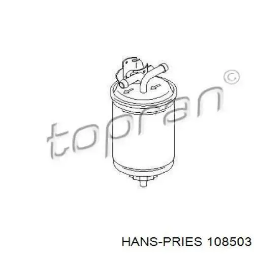 Топливный фильтр 108503 Hans Pries (Topran)