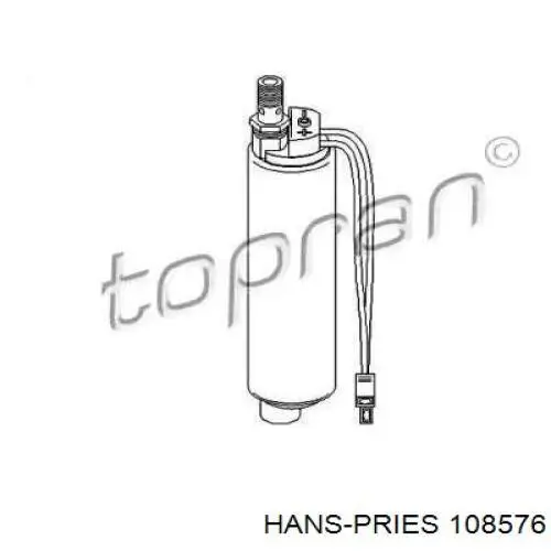 Топливный насос электрический погружной 108576 Hans Pries (Topran)