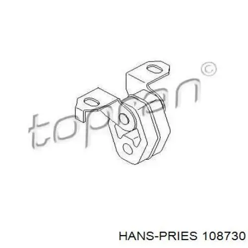 108730 Hans Pries (Topran) подушка крепления глушителя