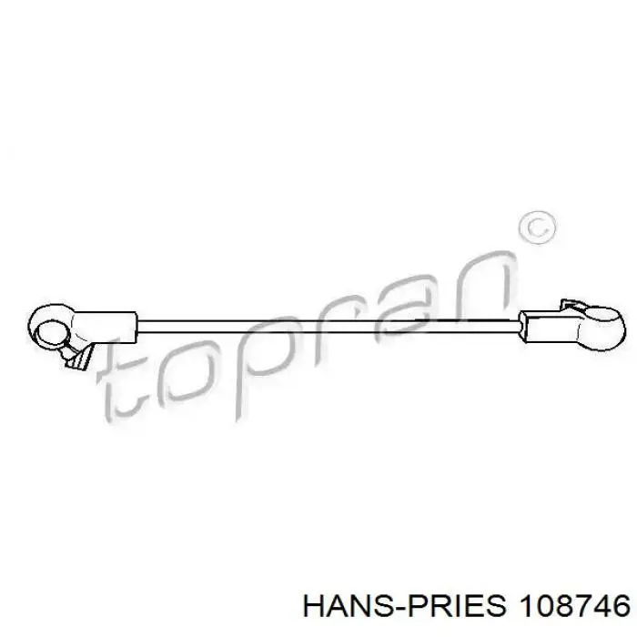 108746 Hans Pries (Topran) Кронштейн кулисы КПП