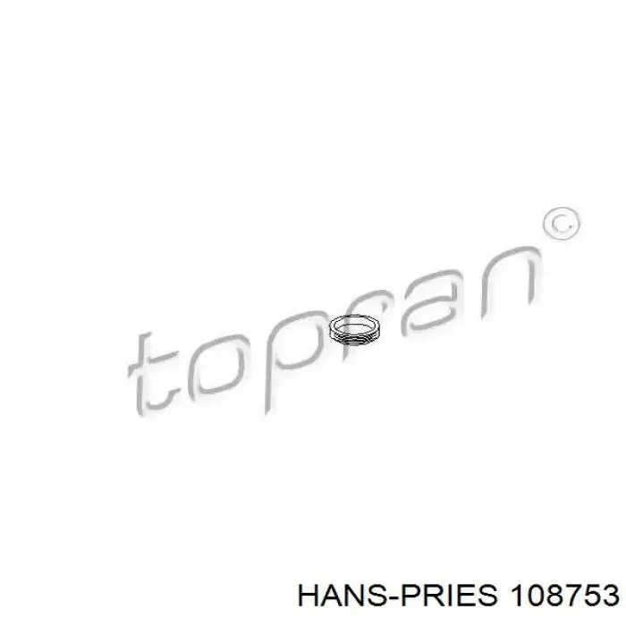 Прокладка поддона АКПП/МКПП 108753 Hans Pries (Topran)