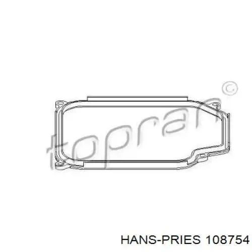 Junta del cárter de la transmisión automática/manual 108754 Hans Pries (Topran)