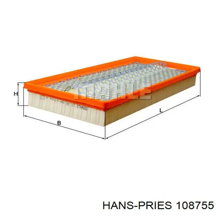 Прокладка поддона АКПП/МКПП 108755 Hans Pries (Topran)