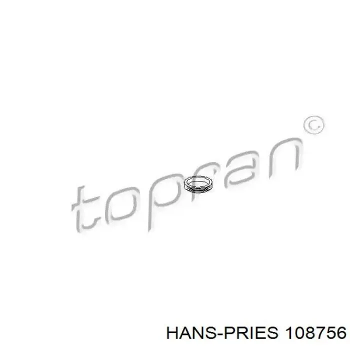 Прокладка поддона АКПП/МКПП 108756 Hans Pries (Topran)