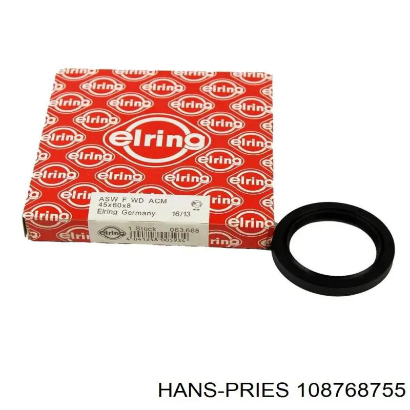 Купить 108768755 Hans Pries (Topran) Сальник полуоси