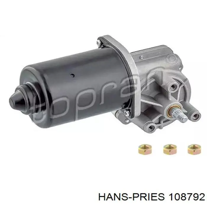 108792 Hans Pries (Topran) Мотор стеклоочистителя передний