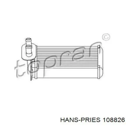 108826 Hans Pries (Topran) radiador de forno (de aquecedor)