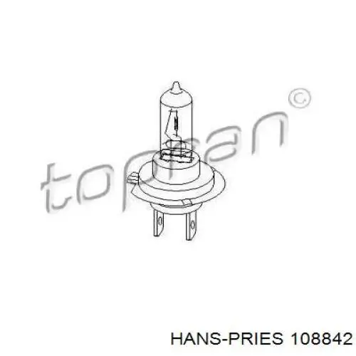 Лампочка галогенная 108842 Hans Pries (Topran)