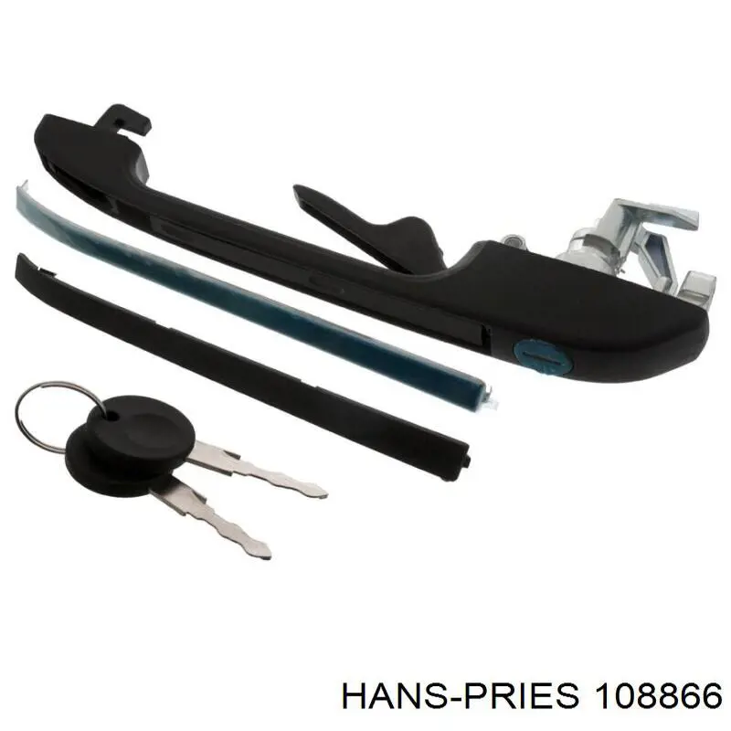 Ручка двери передней наружная Hans Pries (Topran) 108866 цена, от 5.62 USD